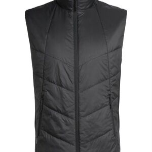 Icebreaker Men’s medium black merino wool Helix vest